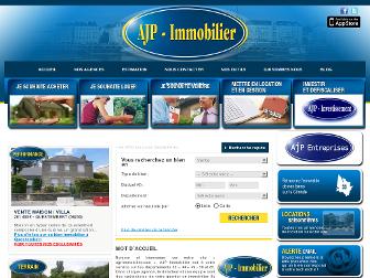 ajp-immobilier.com website preview