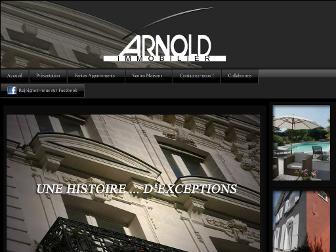 arnoldimmobilier.fr website preview