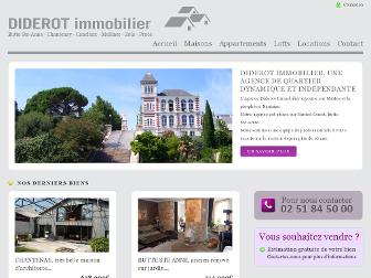 diderot-immo.com website preview