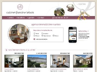 francinelebois-immobilier.com website preview