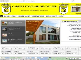 volclair-immobilier.com website preview