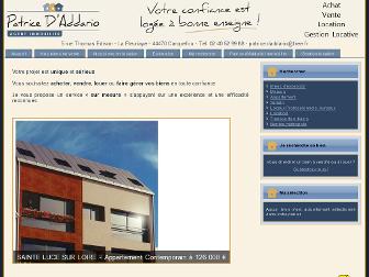 patricedaddario-immobilier.com website preview