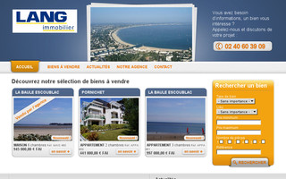 lang-immobilier.com website preview
