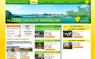 lavoute-immobilier.com website preview