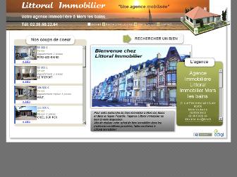 littoral-immos.fr website preview