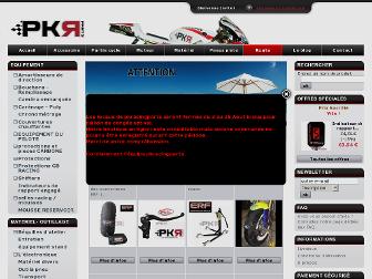 pkracingparts.com website preview