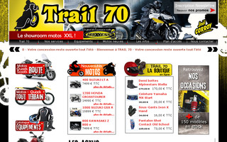 trail70.fr website preview
