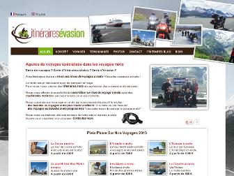 itineraires-evasion.fr website preview
