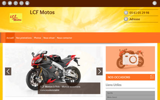 lcfmotos.com website preview