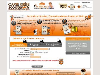 cartegrisescooter.fr website preview