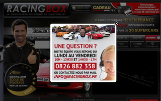 racingbox.fr website preview