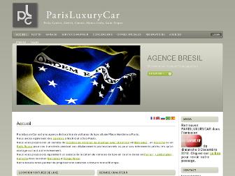parisluxurycar.com website preview