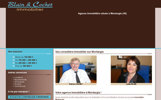 blaincochet-immobilier.com website preview