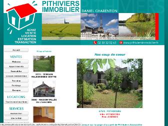 pithiviersimmobilier.fr website preview