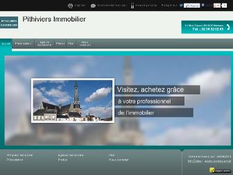 pithiviers-immobilier.fr website preview