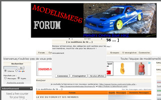 modelisme56.forumactif.fr website preview