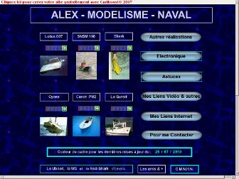 alex.modelisme.naval.free.fr website preview