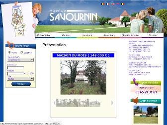 immobilierlot-savournin.com website preview