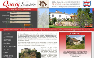 quercy-immobilier.fr website preview