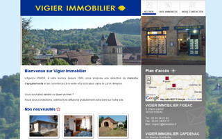 immo-vigier.com website preview