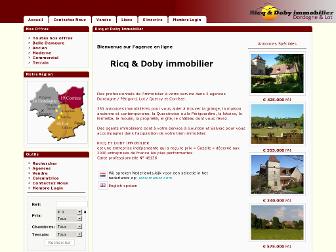 ricqetdobyimmobilier.com website preview