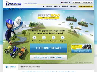 perfect-road.michelin.fr website preview