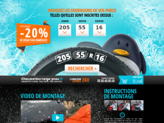chaussettes-neige-pneu.fr website preview
