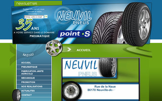 neuvil-pneus.com website preview