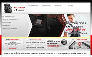 autize-pneus.com website preview