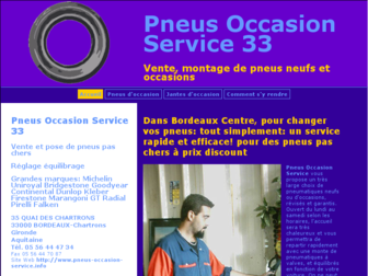 pneus-occasion-service.info website preview