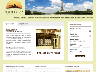 immobilier-horizon.fr website preview