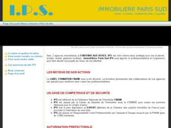 immobiliere-paris-sud.fr website preview