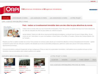 paris.orpi.com website preview