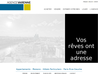 agencevarenne.fr website preview