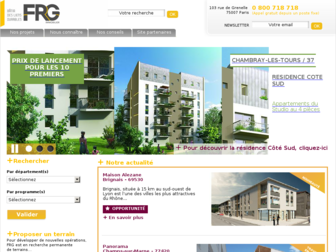 frg-immobilier.com website preview