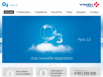 paris13-vinci-immobilier.com website preview