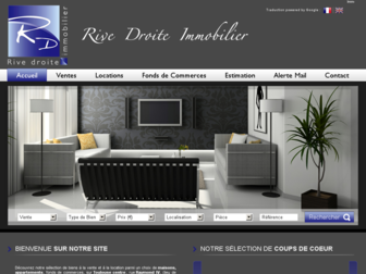 rivedroiteimmobilier.com website preview