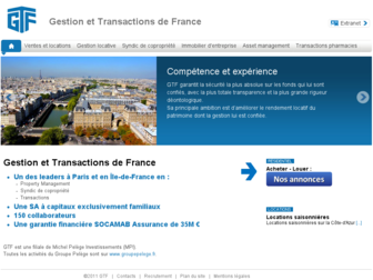 gtf.fr website preview
