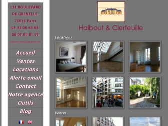 halbout-clerfeuille.com website preview