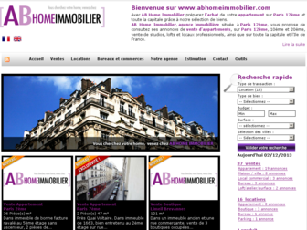 abhomeimmobilier.com website preview
