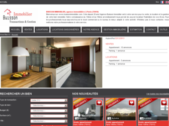 buissonimmobilier.com website preview