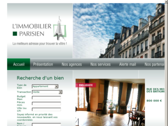 immobilier-parisien.fr website preview