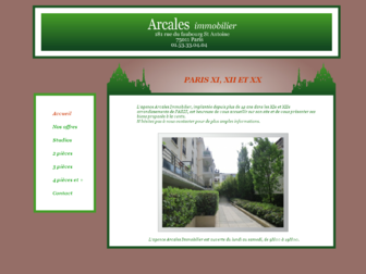 arcales.fr website preview