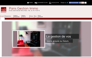 paris-gestion-immo.fr website preview