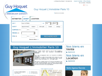 guyhoquet-immobilier-paris-10.com website preview