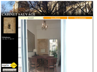 cabinetsauvage.fnaim.fr website preview