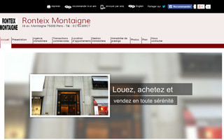 agence-immo-ronteix-paris8.fr website preview