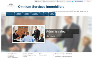 omnium-services-immobiliers.fr website preview