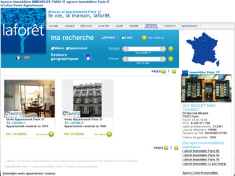 laforet-immobilier-paris-17-guy-moquet.com website preview