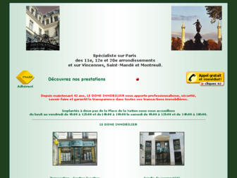 dome-immobilier.fr website preview